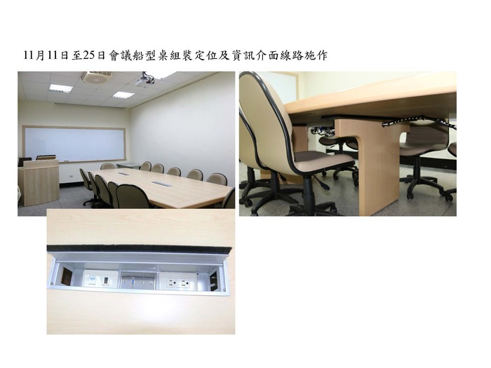 本所小型研討室施工完成，已正式啟用圖片