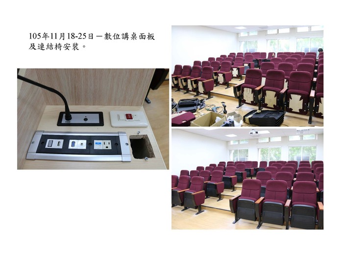 本所小型演講廳落成，十二月二十一日下午四時正式揭牌啟用圖片